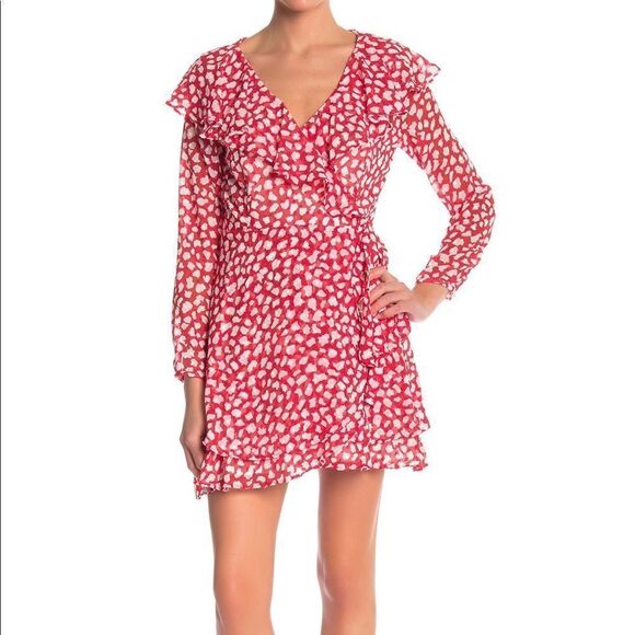 ✨HP✨Frenchie Valentine's Day Wrap Casual Dress✨ - Picture 7 of 7